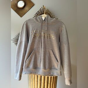 Adidas - Grey Hooded Sweatshirt